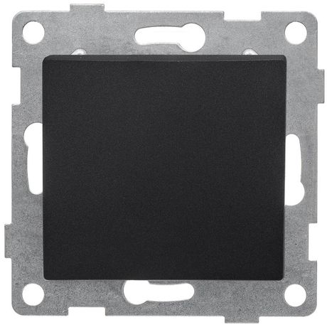 Выключатель одноклавишный Bravo, механизм, 10А, 250В, графит - С10В1-010 GUSI