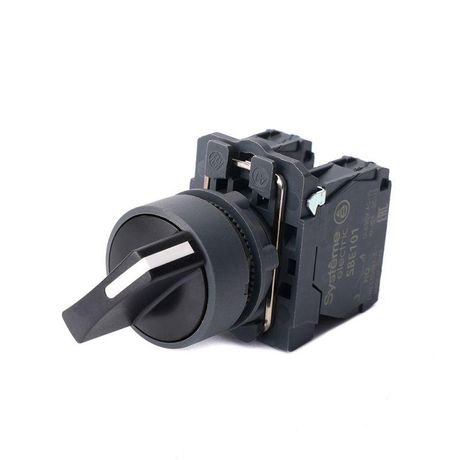 Переключатель модульный SB5 в сборе 22мм 2поз. с фиксацией 1НО+1НЗ SE SB5AD25 APC