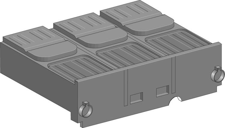 КОРОТКАЯ КЛЕММНАЯ ЗАГЛУШКА ДЛЯ 3P (100-250) | SPC-STC3-01-02 SE APC