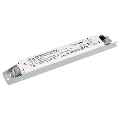 Блок питания ARV-SP-24030-LINEAR-PFC-DALI2-PD (24V, 1.25A, 30W) (ARL, для светодиодных лент, диммируемый, IP20 металл, 5 лет) - 031106(1) Arlight