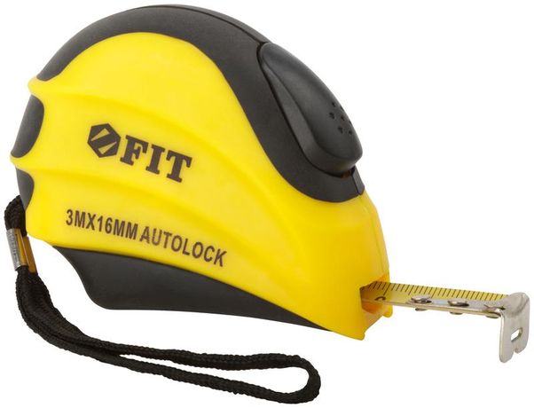 Рулетка с автостопом ''Инфинити'' 3 м x 16 мм - 17348 РОС