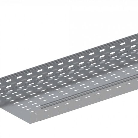 Лоток монтажный прямой перфорированный 300х100 L2000 сталь 1мм ЛППМ.300.100.2000.1.1 СОЭМИ Н0121151625