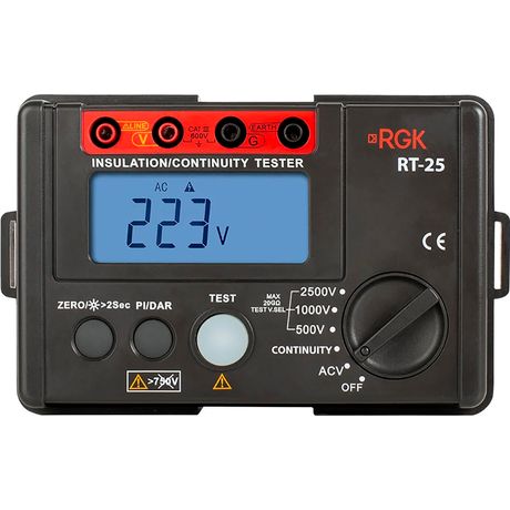 Мегаомметр цифровой RT-25 - 776523 RGK RGK арт. 776523