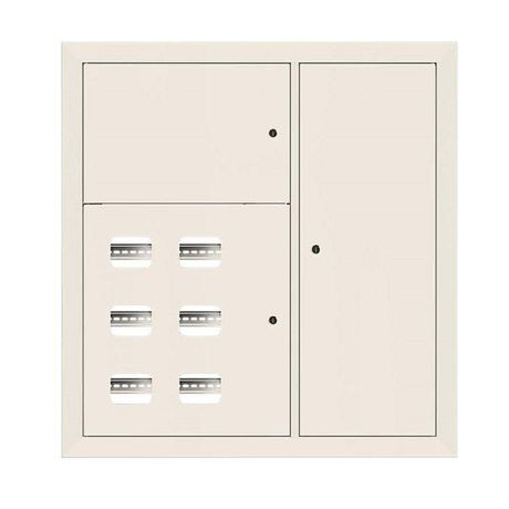 Щит этажный 6 кв. RAL9001 (1000х950х150) Basic |mb28-v-6-r9001| EKF