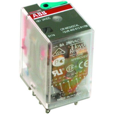 Реле CR-M048DC4 48B DC 4ПК (6A) | 1SVR405613R6000 ABB