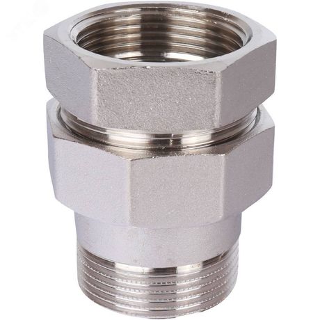 Сгон разъемный ВН 1'1/4 прямой (американка), никелированный - SFT-0045-000114 STOUT RG008Q1DK04A62