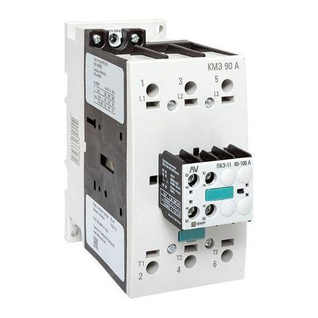 Комплект КМЭ 90А 230В АС с дополнительными контактами 1НО+1НЗ EKF AVERES | ctr-s-90-00-230-av-22