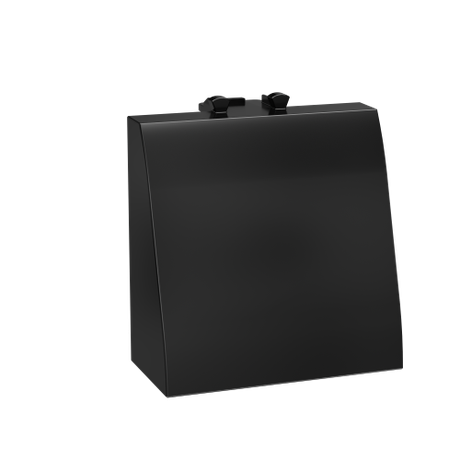 Вывод кабеля модульный "Avanti", "Черный квадрат", 2 модуля | 4402982 DKC ДКС