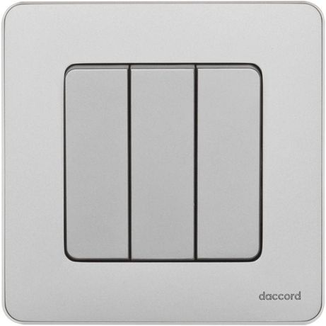 Выключатель 3-кл. Inspiria 10АХ 250В винтов. зажимы алюм. Leg 673542 Legrand