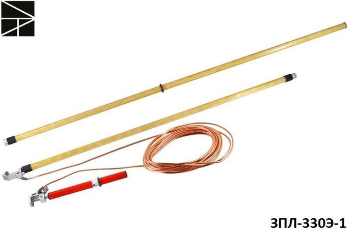 Заземление переносное для воздушных линий ЗПЛ-330Э-1 ШБ сечен. 25мм ЭЛЕКТРО ТРЕЙД ET-Z186-SB-25