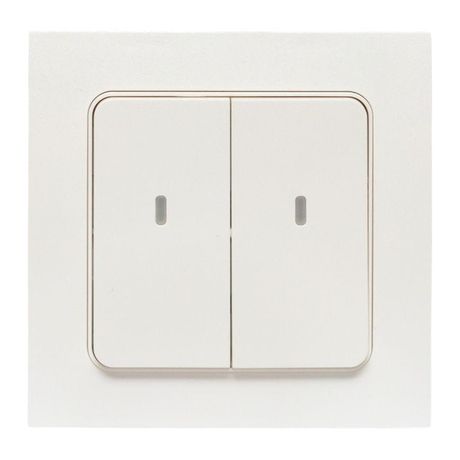 Выключатель 2-кл. Стокгольм Умный бел. Zigbee Сonnect EKF RCV-ST2-WD-ZB