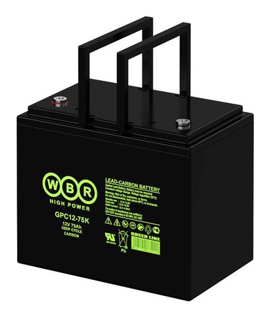 Аккумулятор тяговый 12В 75А.ч WBR GPC12-75K