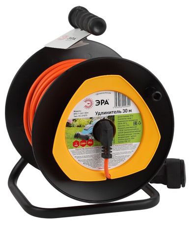 Удлинитель силовой RPx-1-2x1-30m на п. катушке б/з 1 гн 30м ПВС 2x1 ЭРА - Б0046833