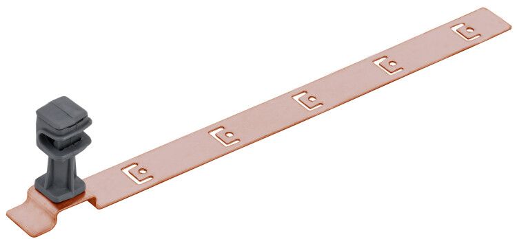 Держатель проводника круглого 6-8мм для черепичной кровли медь IEK - ZDP80-50-5-68