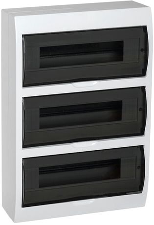Корпус модульный пластиковый навесной IP41 ЩРН-Пк-45 KREPTA 3 | MKP12-N-04-45-41 IEK