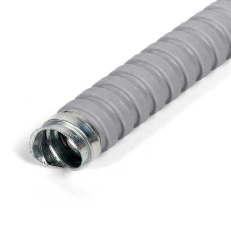 МРПИнг 75 серый Металлорукав герметичный в серой ПВХ-изоляции, не поддерживает горение - 88302 КВТ