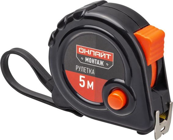 Рулетка 82 975 OMT-Ru01-5-19 5мх19мм ОНЛАЙТ 82975 Navigator