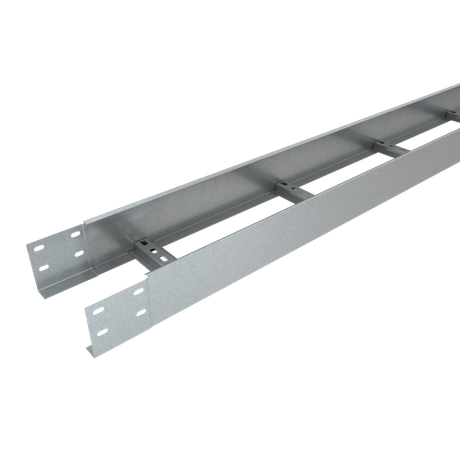 Лоток лестничный 100х100 L3000 сталь 1.5мм "БЫСТРЫЙ МОНТАЖ" LLS100-100-1.5-3000 КМ LO13839 КМ-Профиль