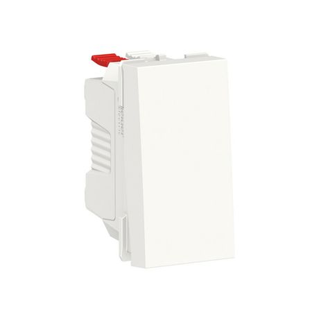 Выключатель UNICA MODULAR одноклавишный схема 1 10 AX 250 В модуль белый - NU310118 Schneider Electric