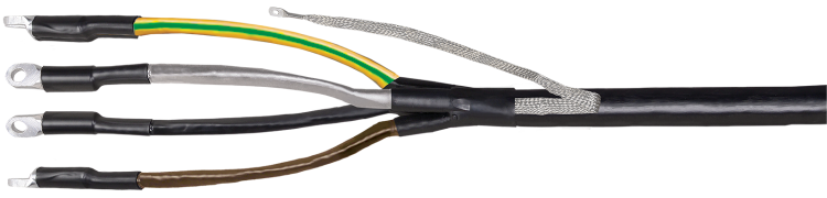 Муфта концевая ПКВтпбэ 4х70/120 с болт. наконечн.; пайка ПВХ/СПЭ изоляция 1кВ IEK UZM-XLBK1-VN4-70120SP