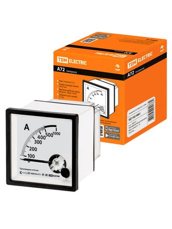 Амперметр А72 500А/5А-1,5 | SQ1102-0061 TDM