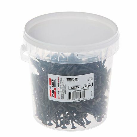 Саморез ШСГМ 4,2х65 (250 шт) - ведро ( 0,853 кг) | 100097 Tech-KREP