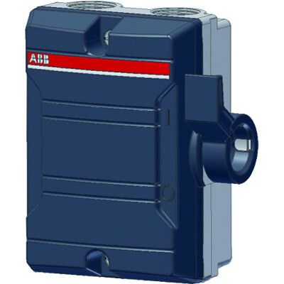 Выключатель 16А IP65 с допконтактом BWS316 TPN - 2CMA142417R1000 ABB