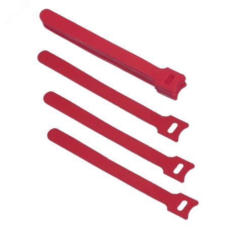 Хомут для кабеля, липучка с мягкой застежкой, 150x14 мм, зеленый (10 шт.) - CLAMP-150-GN Cabeus 9354c