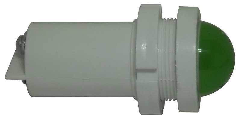 Лампа коммутаторная светодиодная СКЛ14-2-24 зеленая - 00000046 Каскад-Электро