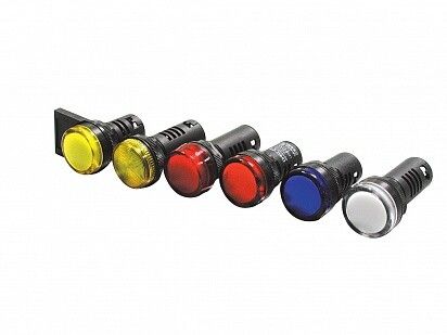 Индикатор помехозащищенный ND16-22D/4K2 красный АС 230В (R) | 146692 CHINT