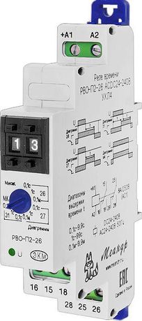 Реле времени РВО-П2-26 AC400В УХЛ4 [спец.] Меандр A8302-16932924