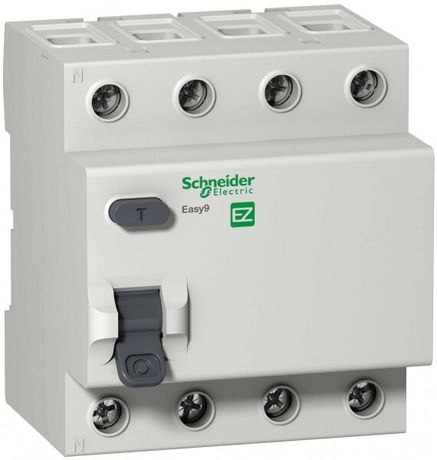 Выключатель дифференциальный (УЗО) EASY 9 4п 40А 30мА тип AC | EZ9R34440 Schneider Electric APC