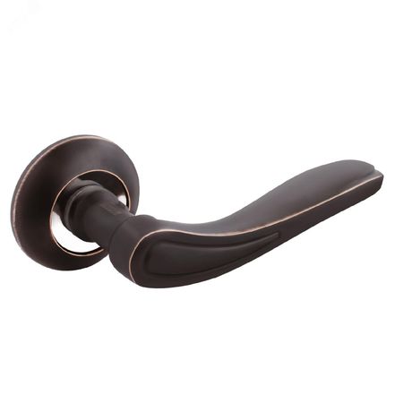 Ручка на квадратной накладке (комплект), АЛЛЮР АРТЛАЙЗА ORB (1850) тёмная медь - 12291 ПТК