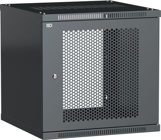 Шкаф LINEA WE 12U 600х600мм дверь перфорированная черн. ITK LWE5-12U66-PF IEK