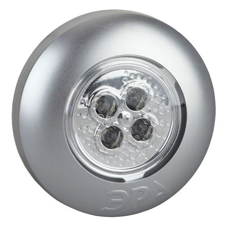 Светильник пушлайт (подсветка) 4хLED 3xAAA SB-503 Аврора серебристый (1 шт. в коробке) | Б0029183 ЭРА