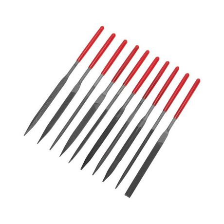 Набор надфилей 160х4мм, обрезиненные рукоятки, 10 шт. | KR-12-4103 Kranz