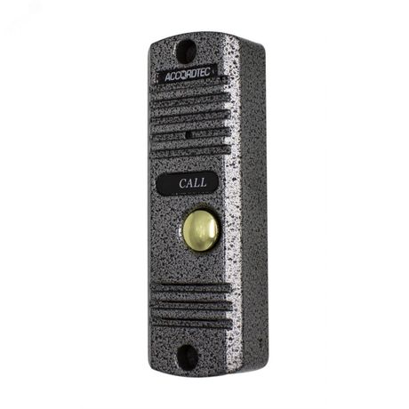 Панель 4-x проводная цветная накладная вандалоустойчивая панель, в комплекте: кронштейн для врезной установки, поворота панели на 30 градусов, козырек - AT-VD305N SL AccordTec AT-00737