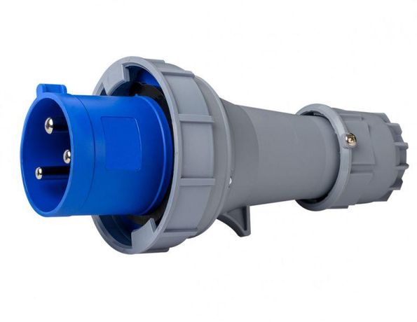 Вилка переносная 2Р+РЕ 125А 220В IP67 ВП-103 DEKraft 26109DEK APC