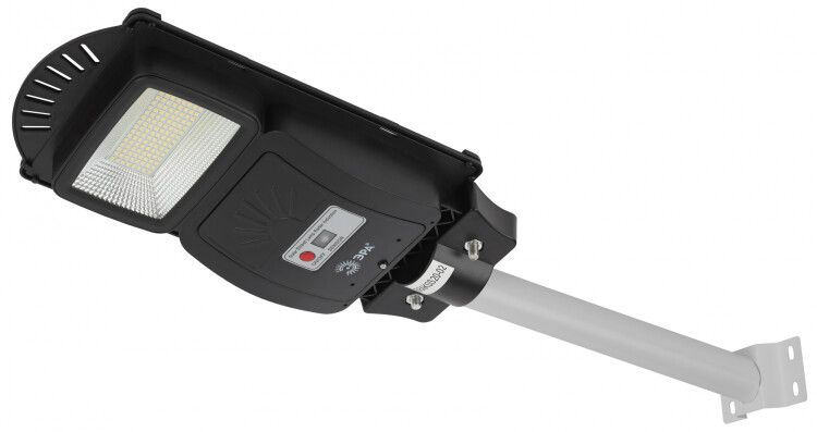 Светильник светодиодный уличный на солн.батарее SMD,с кронштейном,20W, с датч. движ.,ПДУ,400lm, 5000К, IP6 | Б0046798 ЭРА