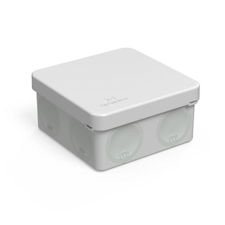 Коробка распределительная 60-0210м для прямого монтажа двухкомпонентная безгалогенная (HF) 80х80х40 (8шт/уп) IP66| | Промрукав Строитель