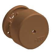Коробка распределительная для о/п, D=62мм,H=24мм (2 клемника) коричневая | 65001К Рувинил TYCO