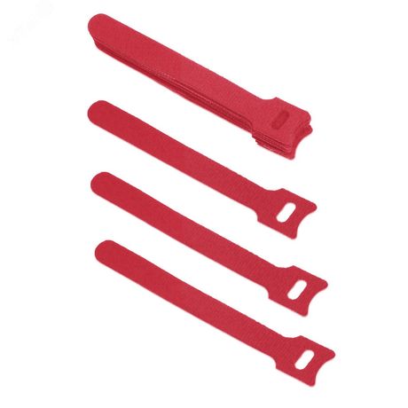 Хомут для кабеля, липучка с мягкой застежкой, 135x14 мм, зеленый (10 шт.) - CLAMP-135-GN Cabeus 9349c