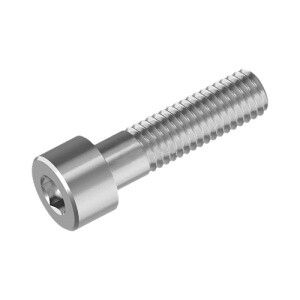 Винт М12х60 с цилиндрической головкой и шестигранным углублением под ключ DIN 912, класс прочности 8.8, гальван. цинк, 866126 | ВВШ-12х60.88-DIN-ЭЦ Ostec