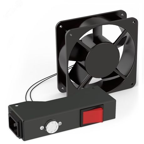 Панель с термодатчиком 35град.C для подключения вентиляторов FU 0014.001 (тип 120х120) SYSMATRIX PD 0404.000