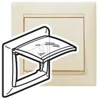Рамка 1-м Valena IP44 сл. кость Leg 774350 Legrand