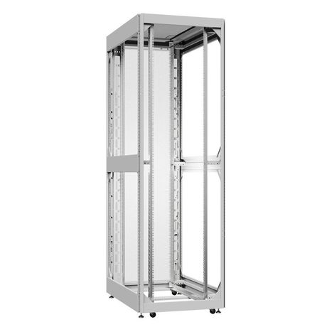 Шкаф серверный 42U 800х1200 передняя дверь: без. задняя одностворчатая перфорированная IP20. боковые панели: цвет: серый RAL7035 - EX 8242.7030 SYSMATRIX