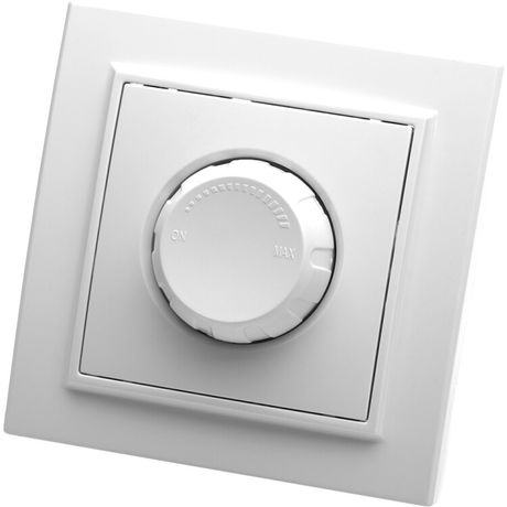 Выключатель диммирующий, 220V, 600W, серия Эрна, белый, - PSW10-9006-01 FERON 39046