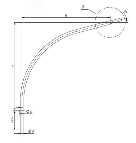 Кронштейн стандарт ТАНС.41.246.000 (1.К1-2,0-2,5-Ф3-ц) | OE-00155 OPORA ENGINEERING GALAD