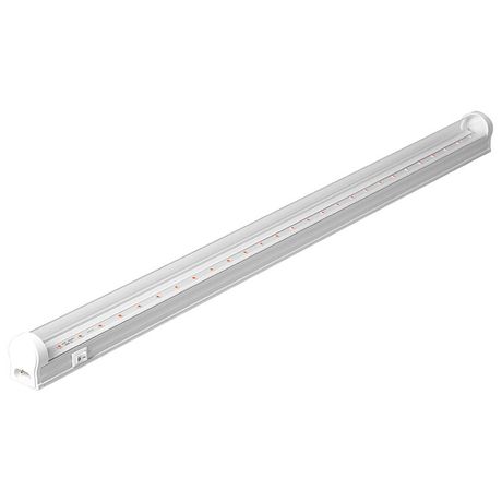 Светильник светодиодный для растений AL7000 8W AC220-240V, пластик, IP40, с выключателем, сетевым шнуром, коннектором 570*28*35мм | 28926 FERON