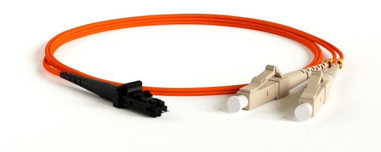 Патч-корд FC-D2-50-LC/PR-MTRJF/PR-H-5M-LSZH-OR волоконно-оптический (шнур) MM 50/125, MTRJ(мама)-LC, 2.0 мм, duplex, LSZH, 5 м | 248365 Hyperline